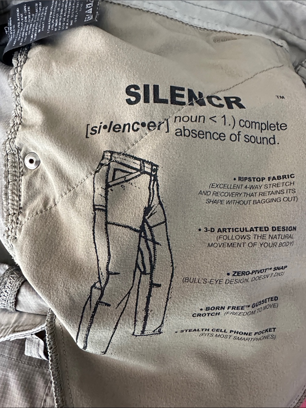 Kuhl Silencr water resistant pant Sz 36x33 - Picture 5 of 5